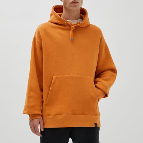Pouch Pocket Hoodie Orange
